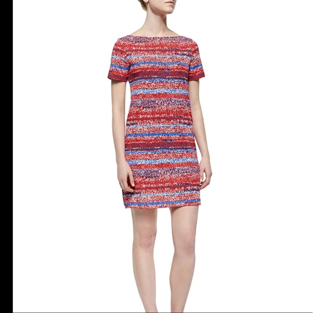 Tory Burch Red Mouline Pima Cotton Dress SzXS
